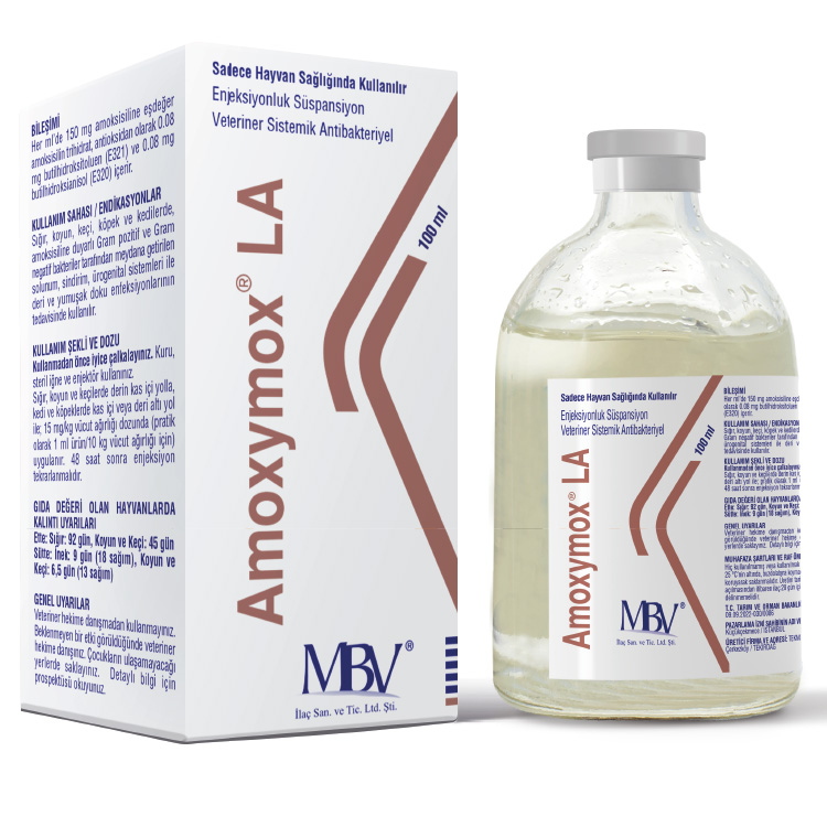 Amoxymox LA  Enjeksiyonluk Süspansiyon